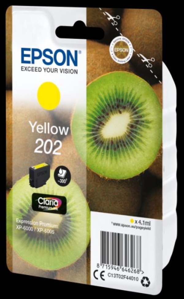 Náplň Epson 202, C13T02F44010 žlutá 