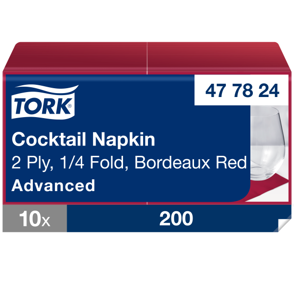 Tork bordeaux ubrousek-koktejlový