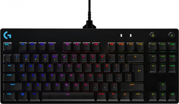 herní klávesnice Logitech G PRO, US INTL layout