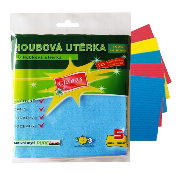 Houbové utěrky 5 ks