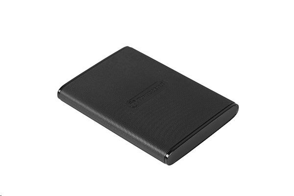 TRANSCEND externí SSD ESD270C 1TB, Portable, USB 3.1 Gen.2, Type C & A, two cables 520/460 MB/s, black/černá