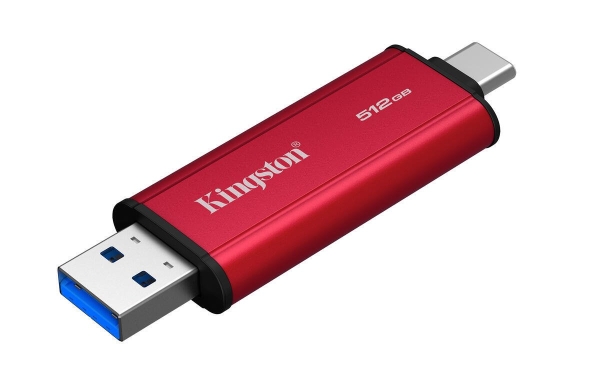 Kingston externí SSD 512GB Dual USB-A/C (čtení/zápis: 1050/950MB/s)