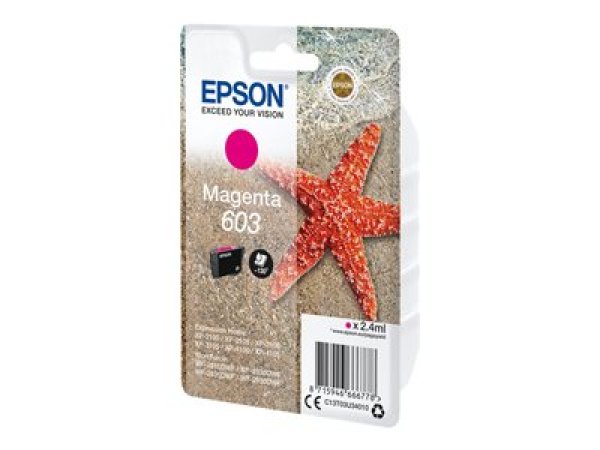 Náplň Epson 603, C13T03U34010 purpurová