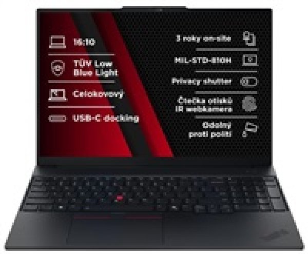LENOVO NTB ThinkPad E16 AMD G3 - Ryzen7 250,16" WUXGA,16GB,512SSD,FHD+IRcam,W11P