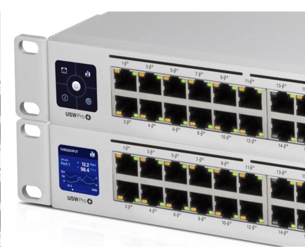 UBNT UniFi Switch USW-Pro-48-POE Gen2[48xGigabit, 600W PoE+ 802.3at/af/bt, 4xSFP+, 176Gbps]