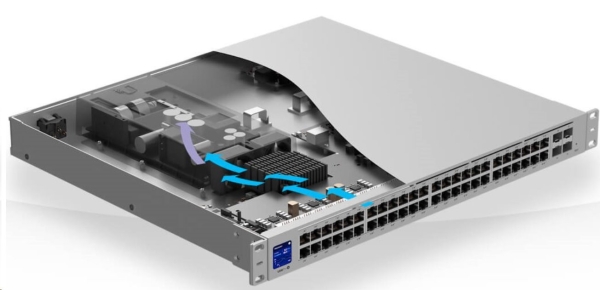 UBNT UniFi Switch USW-Pro-48-POE Gen2[48xGigabit, 600W PoE+ 802.3at/af/bt, 4xSFP+, 176Gbps]