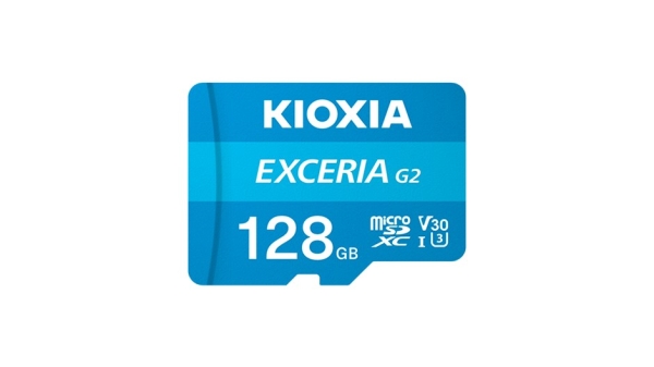 KIOXIA microSDXC Karta EXCERIA G2 128GB, UHS-I U3 V30, s Adaptérem
