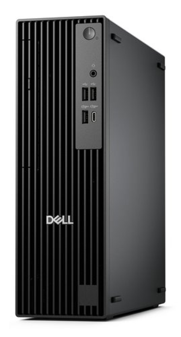 Dell Pro Slim QCS1250/180W/TPM/U5-235/16GB/512GB SSD/Integrated/WLAN/Kb/Mouse/W11 Pro/3Y ProSpt