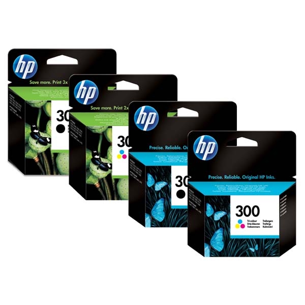 Náplň HP č.300, CN637EE černá a barevná 2-pack blistr 