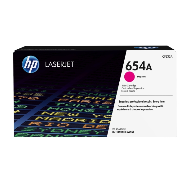 Toner HP č.654A CF333A purpurový