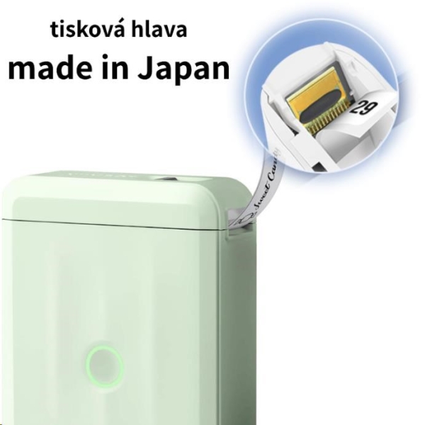 Niimbot Tiskárna štítků D110-M Smart, zelená + role štítků 160 ks