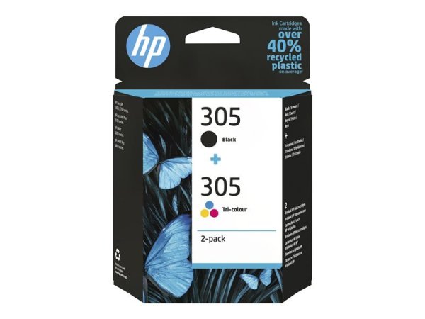 HP 305 (6ZD17AE), multipack, černá a barevná inkoustová náplň do tiskárny HP