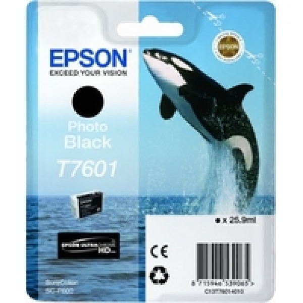 Náplň Epson C13T76014010 foto černá blistr