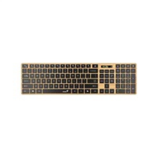 GENIUS Klávesnice Slimstar 7250BT, membránová, bezdrátová, béžová-černá