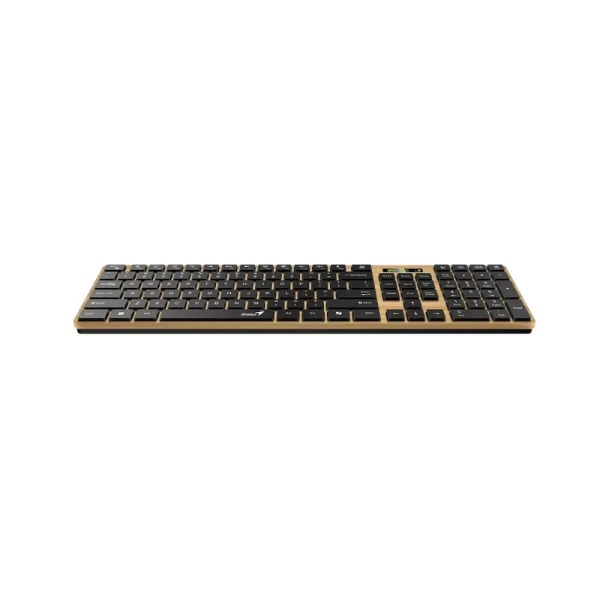 GENIUS Klávesnice Slimstar 7250BT, membránová, bezdrátová, béžová-černá