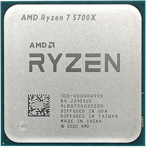 AMD Ryzen 7 8C/16T 5700X (4.6GHz,36MB,65W,AM4) Box without cooler/Tray