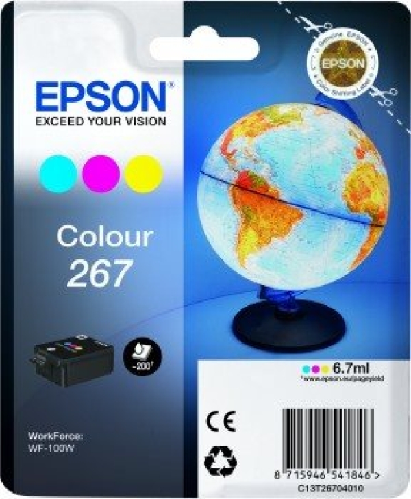 Náplň EPSON 267, C13T26704010, barevná (200 stran)