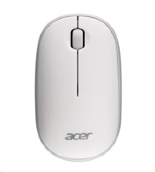 ACER Myš Acer Wireless Bubble Mouse White - RF2.4G, 1600 dpi, 102x60x32 mm, 60g bez AA baterie, retail pack