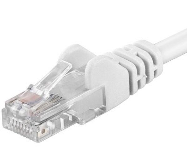 PREMIUMCORD Patch kabel UTP RJ45-RJ45 CAT5e 7m bílá