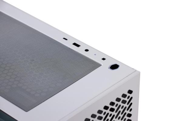 Cooler Master case Elite 302 White Lite, Průhledná bočnice, mATX, 1x 120mm Fan, bílá