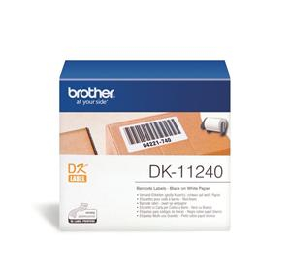 Brother papírové štítky 102mm x 51mm, bílá, 600 ks, DK11240, pro tiskárny řady QL
