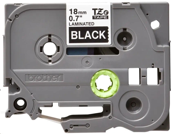 Brother TZe-345 - Standardní lepidlo - bílá na černé - Role (1,8 cm x 8 m) 1 kazeta/y lamino páska - pro Brother PT-D600; P-Touch PT-1880, D450, E550, E800, P900, P950; P-Touch Cube Plus PT-P710