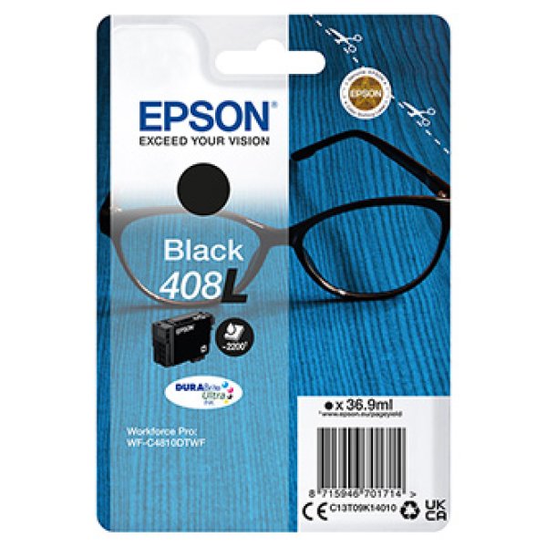 Náplň Epson 408L, C13T09K14010 černá