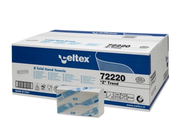 Celtex Trend papírové ručníky skládané Z 21x24 cm 2vrstvé celulóza 3750 ks