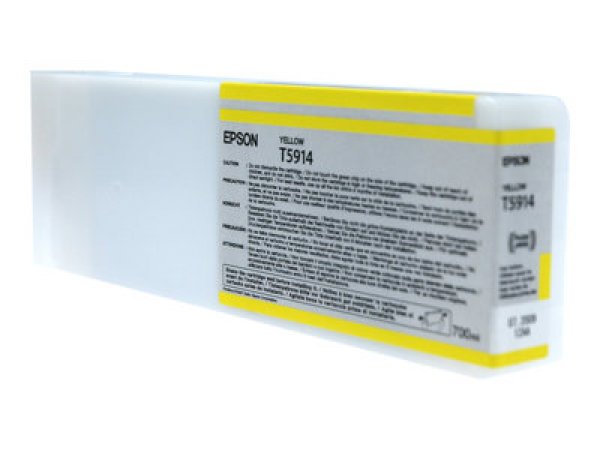 Epson T5914 - 700 ml - žlutá - originální - inkoustová cartridge - pro Stylus Pro 11880, Pro 11880 AGFA, Pro 11880 Xerox