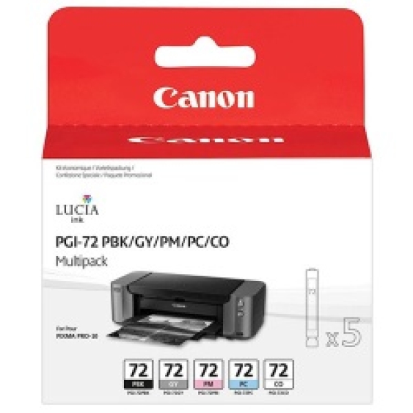 Náplň Canon PGI-72 PBK/GY/PM/PC/CO 5-pack