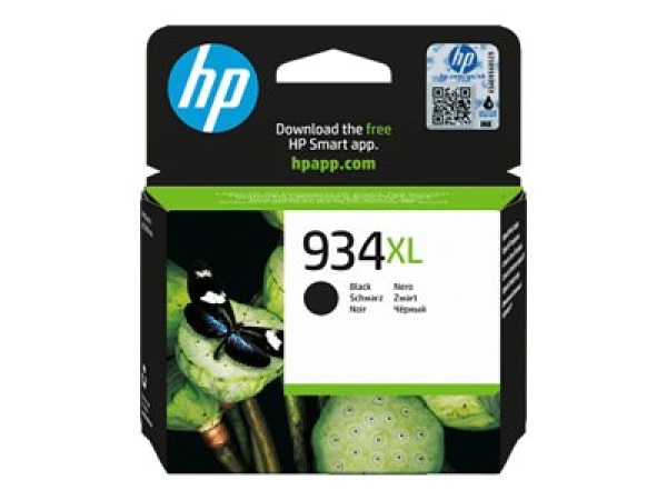 HP 934XL - 26.5 ml - Vysoká výtežnost - cerná - originální - Officejet - inkoustová cartridge - pro Officejet 6820; Officejet Pro 6230, 6230 ePrinter, 6830