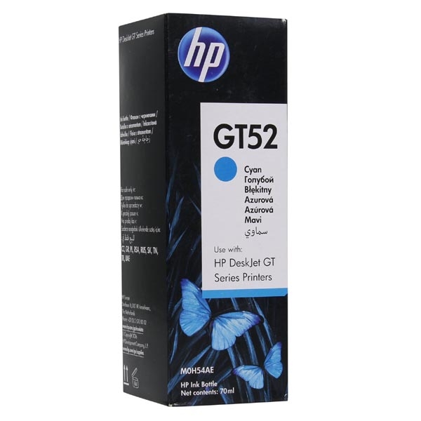 Náplň HP GT52, M0H54AE azurová (70 ml)