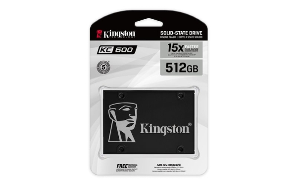 SSD Kingston 512GB SSD KC600 SATA3 2.5"