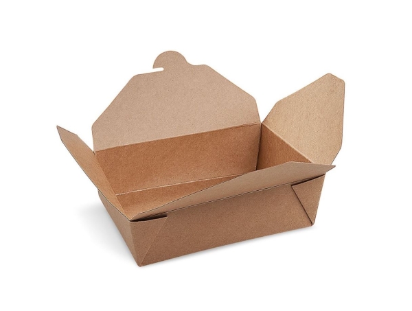 Food box 195x138x65mm, 2L, nepr.kraft, 50ks