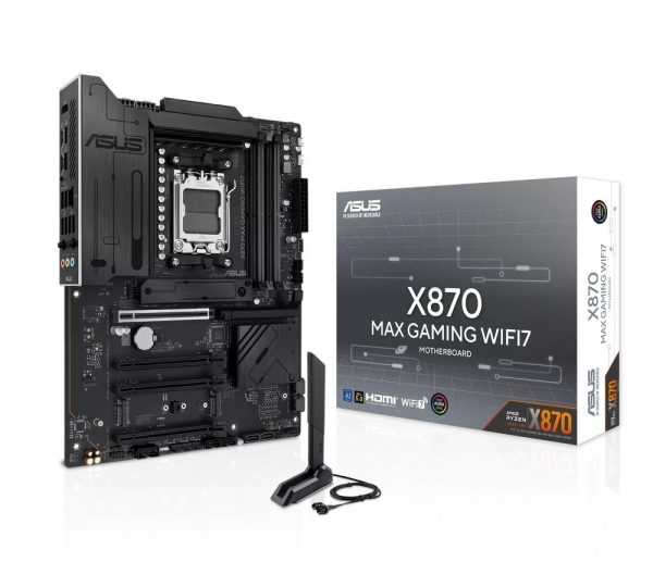MB ASUS X870 Max Gaming WIFI7 /AM5/4xDDR5/M.2/W7+BT5.4/HDMI/USB4/ATX