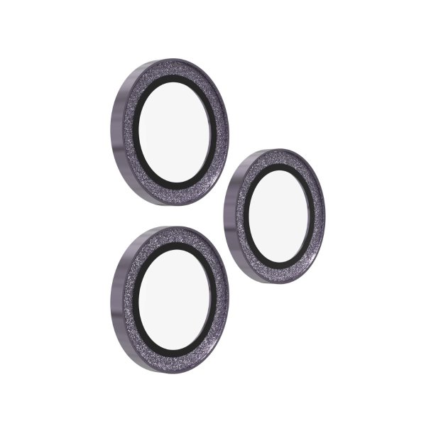 ZAGG Ochranná čočka Premium pro Apple 17 Pro/Pro Max/16 Pro/Pro Max/15 Pro/Pro Max - fialová třpytka