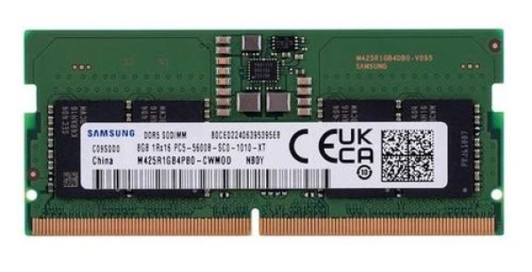 SAMSUNG 8GB DDR5 5600MHz CL46 1.1V 1Rx16 SODIMM (1x8GB)