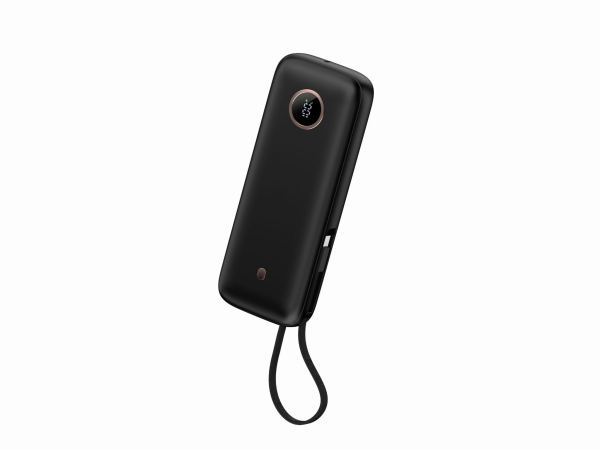 Platinet Powerbanka 20000 mAh 70W Power Delivery, 1xUSB-C, 1xUSB-A, kabel USB-C 1m, černá