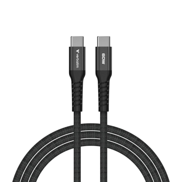 Verbatim USB kabel USB C samec - USB C samec, 60W, 1.2m, magnetický, černý, box, 31859