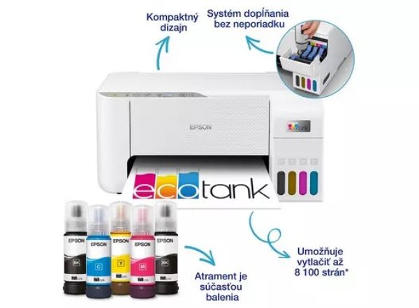 Inkoustová tiskárna Epson EcoTank L3276, C11CJ67436
