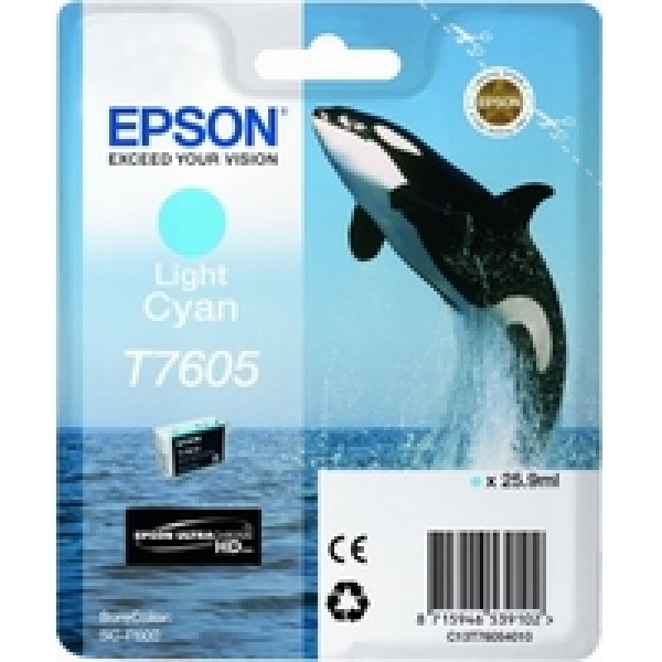 Náplň Epson C13T76054010 světle azurová blistr