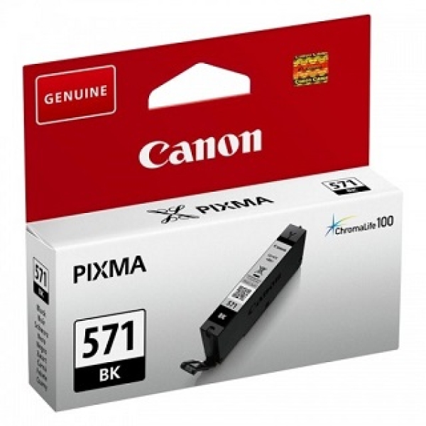 Canon CLI 571BK (0385C001), černá barva pro tiskárny Canon