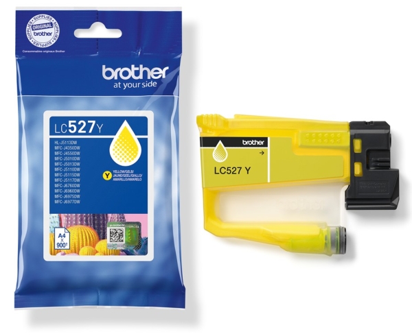 Brother LC527Y - Žlutá - originální - pillow pack - inkoustová cartridge - pro Brother MFC-J4350DW, MFC-J4550DW
