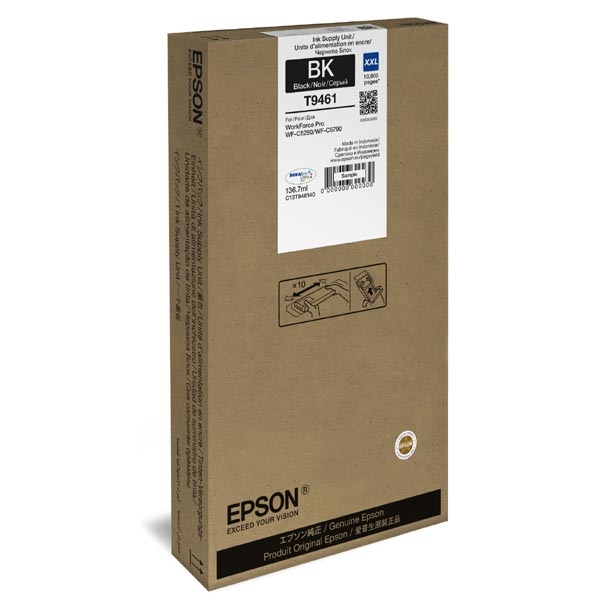 Náplň Epson T9461, C13T946140 (XXL) černá