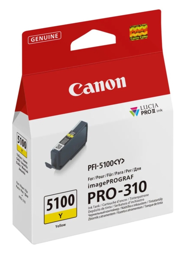 Canon originální ink PFI-5100 Y, 6955C001, Yellow