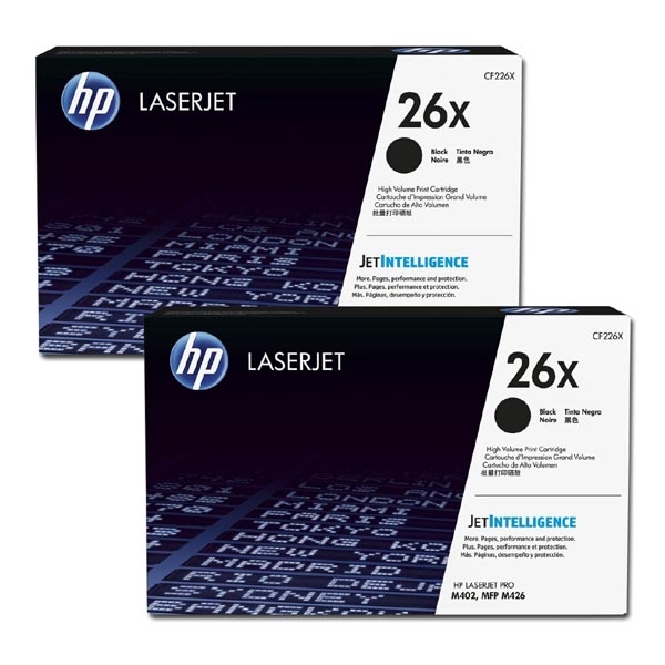 HP 26X (CF226XD), dvojbalení černých originálních tonerů do tiskárny HP