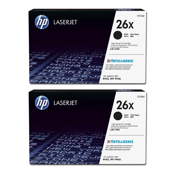 HP 26X (CF226XD), dvojbalení černých originálních tonerů do tiskárny HP