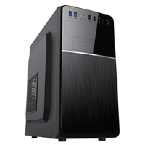 VeinX case Chant CH25M Micro Tower, bez zdroje, 1x USB-C, 2x USB3.0, 1x USB2.0, černá