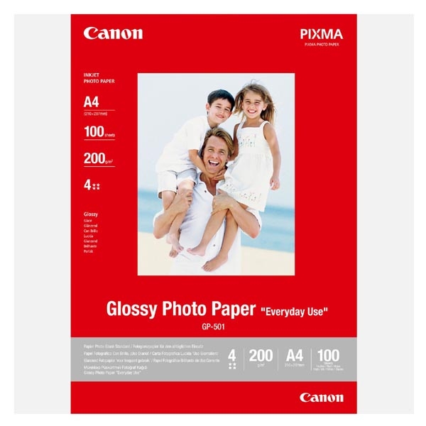 Canon GP-501, A4 fotopapír lesklý, 100 ks, 200g/m2