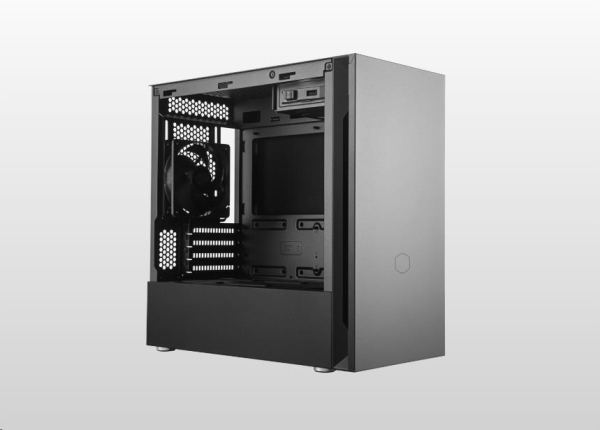 Cooler Master case Silencio S400 Steel, micro-ATX, Mini Tower, černá,  bez zdroje